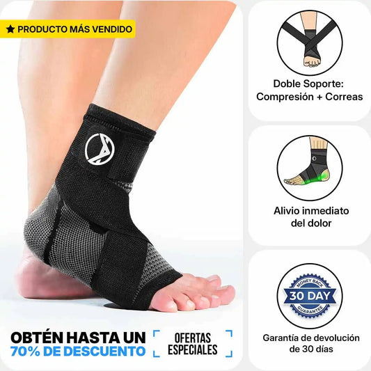 2 Mangas de compresión Coprex® Alivio dolor de pies y talón